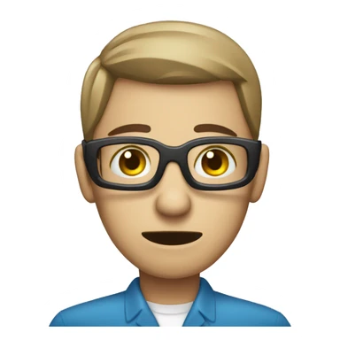 tired call center employee with dark circles sticker