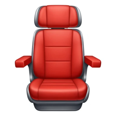 red plane seat sticker