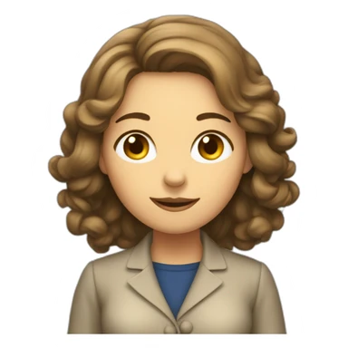 A woman have a Panel and it said (Bonne nuit) in french sticker