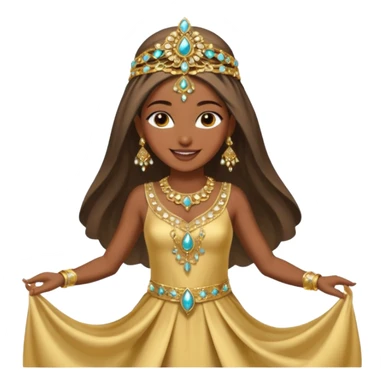 Arabic dancer girl sticker