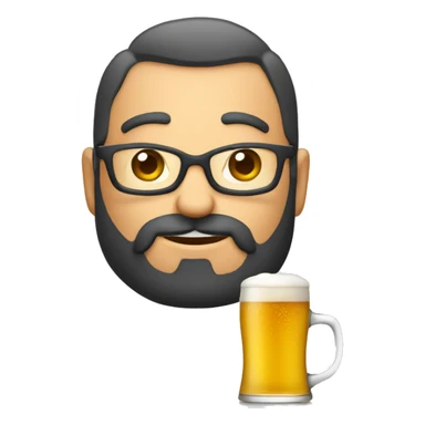 Pilât vu qui boit une bière  sticker