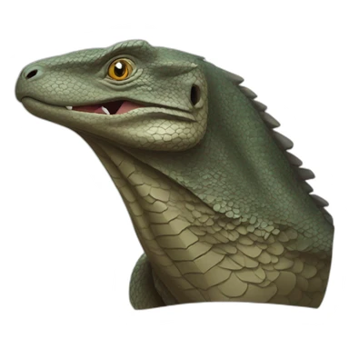 Komodo Dragon Eagle sticker