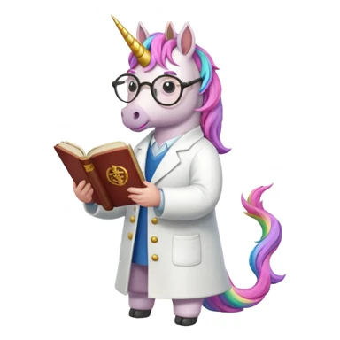 Unicorns read book
A full body of scholar unicorn wearing round glasses, reading a thick ancient tome.












 sticker