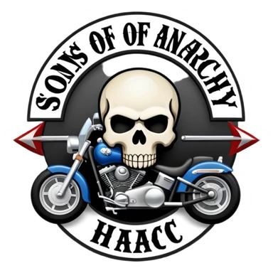 Skul kind of logo Sons Of Anarchy including Sons Of HVAC sticker