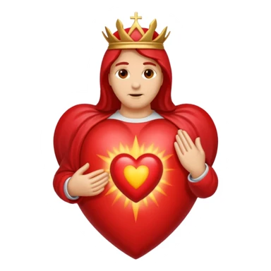 Sacred heart sticker