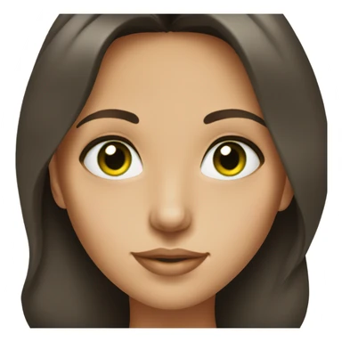 Brunette Model Green eyes Profile Picture  sticker