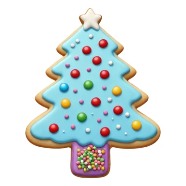 an aesthetic christmas cookie sticker