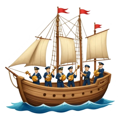 ship as Musicians sticker