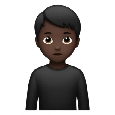 child silhouette surrounded by several larger silhouettes sticker