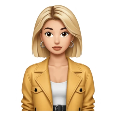 hailey bieber influencer sticker