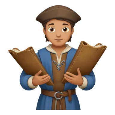 merchant in medieval time  sticker