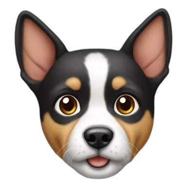 Chien avec oreilles chat sticker