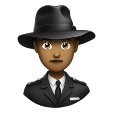 NOIR QUI FRAPPE UNE NOIR sticker