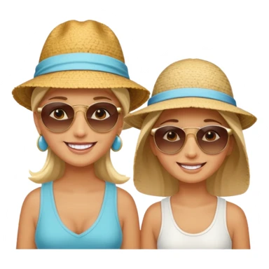 Coastal Town People sticker