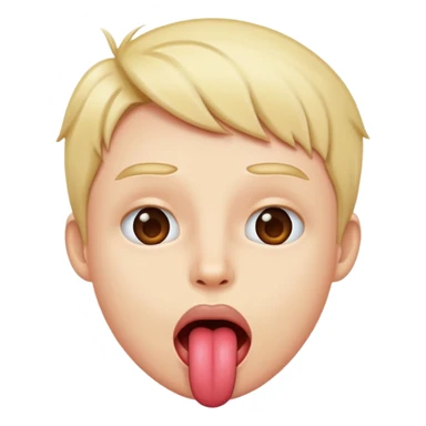  tongue sticking out sticker