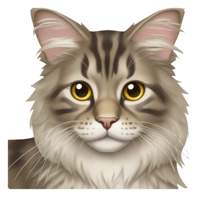 Maine Coon Cat Breed Full Body sticker
