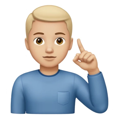 Dab (una persona con el brazo izquierdo estirado y el brazo derecho el codo doblado y en direccion para el lado izquierdo) sticker