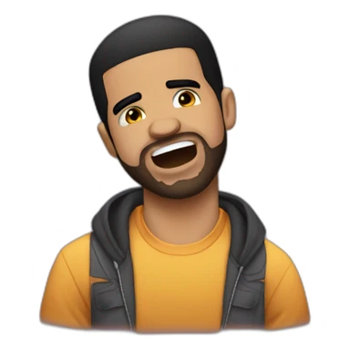 Drake crying in a club sticker