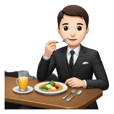 someone who eats in restaurants high above the city
 sticker