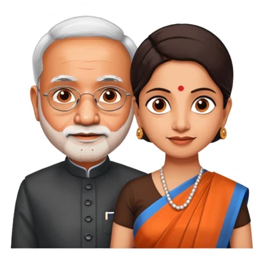 narendra modi and nirmala sitaraman sticker