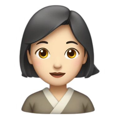 Japanese woman sticker
