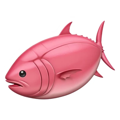 Make tuna meat iPhone emoji style sticker