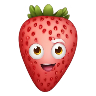 frutilla sticker