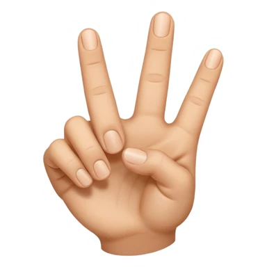 Finger pointing left  sticker