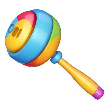 Rattle – colorful sticker