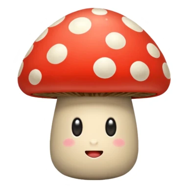 mushroom fired sticker