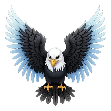 I would like to create unique wings I can use in my poem titles for the Archangels: Lucifer, Michael, Gabriel, Raphael, and Uriel. Please only include the WINGS. sticker