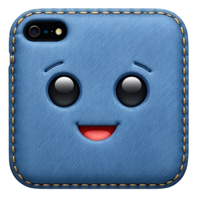 Denim iPhone sticker