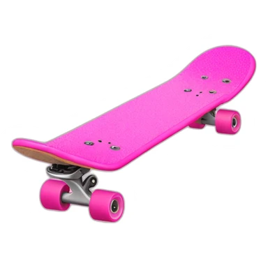 Pink skateboard sticker