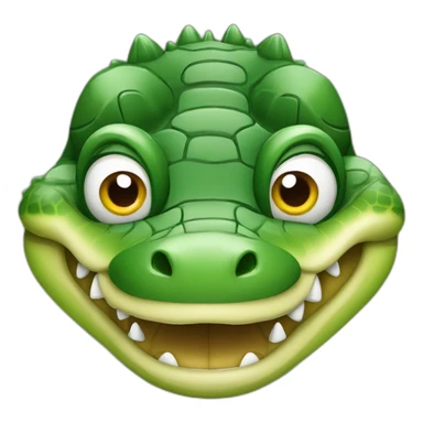Crocodile qui tient un appareil photo  sticker