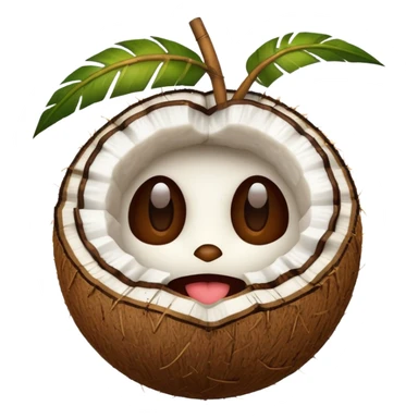 Coconut sticker
