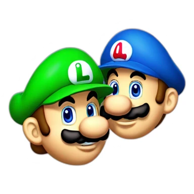 Mario and Luigi sticker