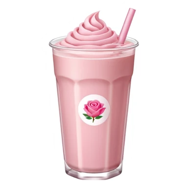 rose milk tea (no strraw, no face, just simple, no ice) sticker