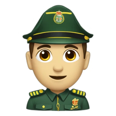 Guardia civil tricornio sticker