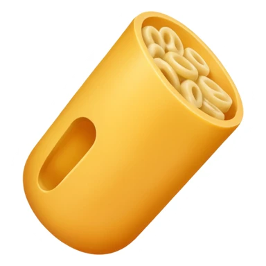 one piece of elbow macaroni sticker