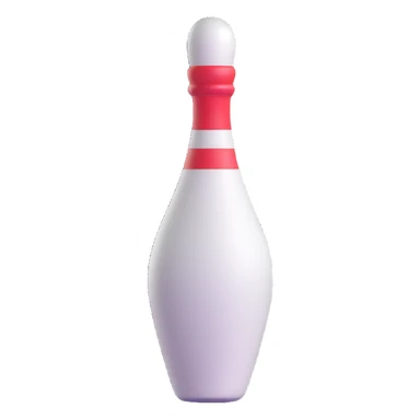 bowling pin sticker