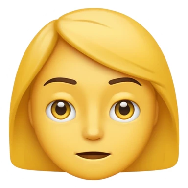 Generate a sarcastic emoji or sticker in a minimal flat-design style.  
The emoji should display a confident “nah, not today” attitude:  
- raised eyebrow  
- slight smirk  
- subtle eye-roll or side glance   sticker