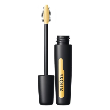 Rímel frasco fechado off white cozy sticker