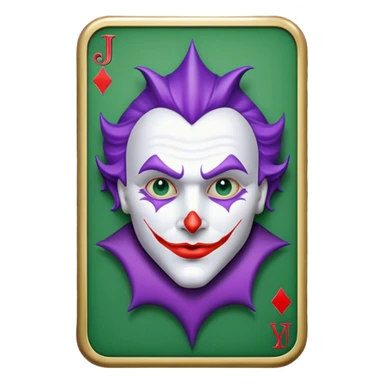 joker's calling card sticker