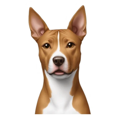  / iced coffee / / dog// basenji part pitbull sticker