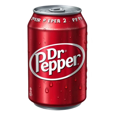 Dr pepper can icon sticker
