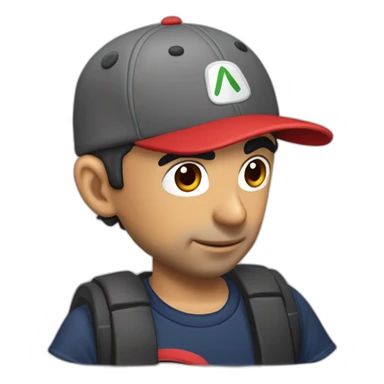 Eric Zemmour avec la casquette de Mario sticker