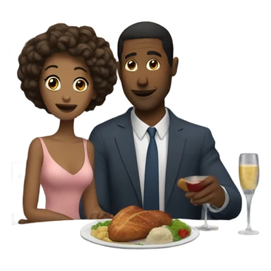 dinner date sticker