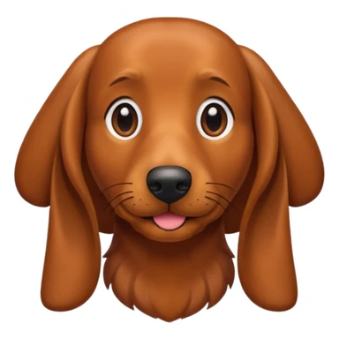 Teckel amoureux  sticker