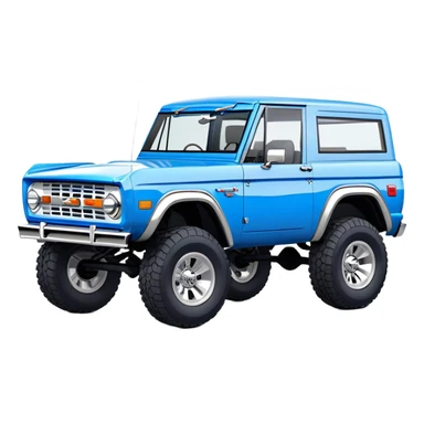 Ford Bronco - Ford (Model Year: 2021) (Iconic colour: Blue) sticker