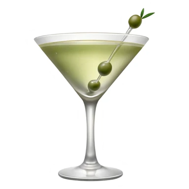 aestetic dirty martini glass sticker
